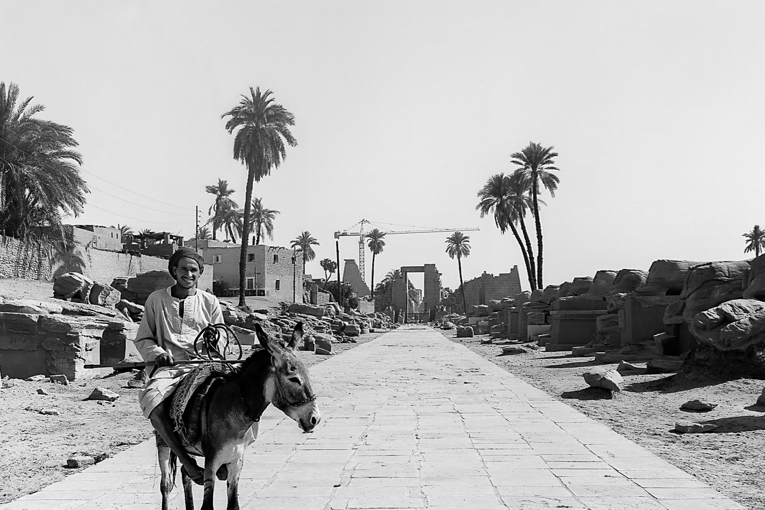 Temples de Karnak, 27 avril 1999, 9h (d.h)